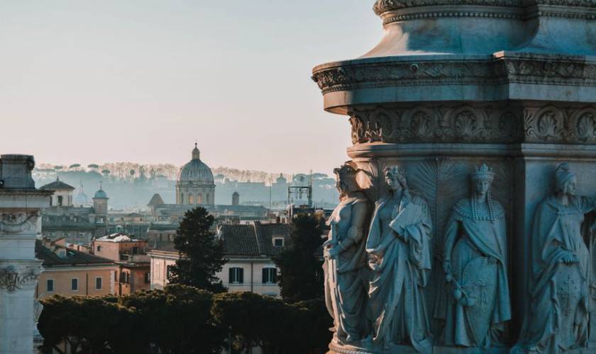 Magnífica terraza en la azotea Hotel Sistina Roma